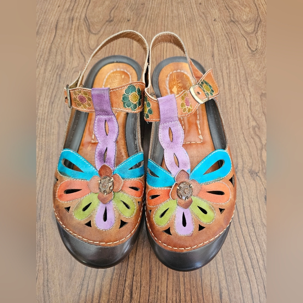 L'Artiste By Spring Step Women’s Copa  Sandals. Sz 42